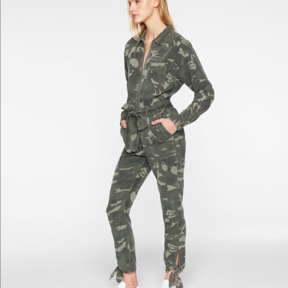 Pam & Gela Camo Tencel Jumpsuit - Picture 3 of 15